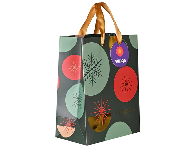 BOLSA DE REGALO NAVIDAD VILLAGE