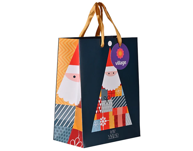 BOLSA DE REGALO NAVIDAD VILLAGE