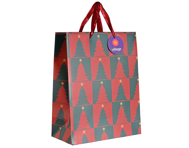 BOLSA DE REGALO NAVIDAD VILLAGE