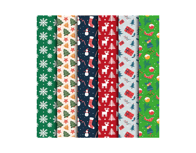 PAPEL DE REGALO NAVIDAD COUCHE 70X100CM