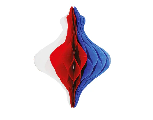 ADORNO CHICO TROMPO TRICOLOR 25CMS.
