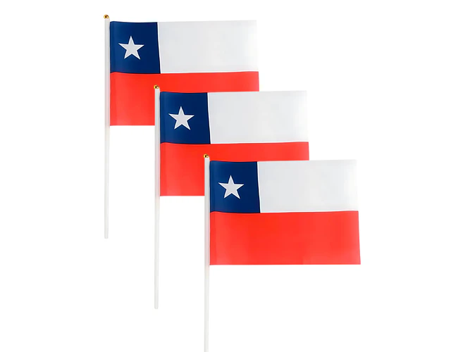 BANDERA CHILENA 45X30CM.