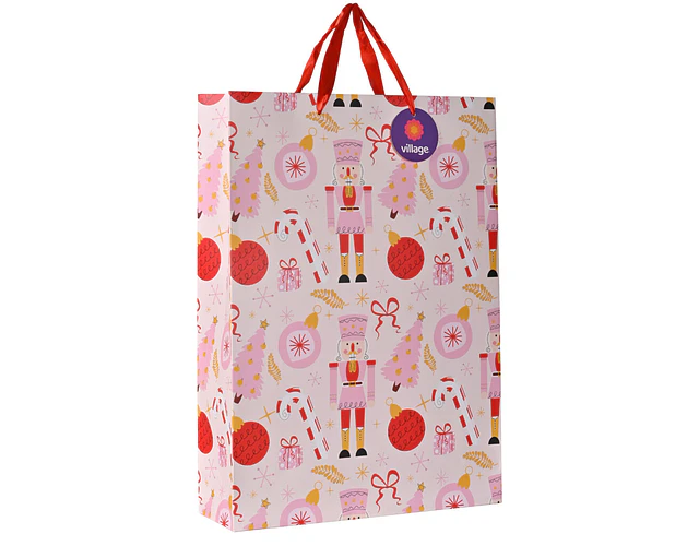 BOLSA DE REGALO NAVIDAD XL VILLAGE