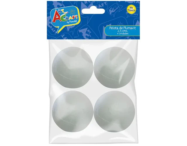 PELOTA PLUMAVIT 2,5 CMS
