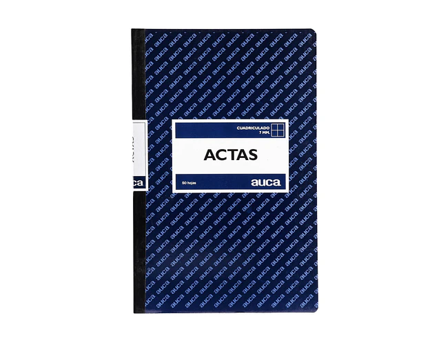 LIBRO ACTAS CUADRICULADO 50 HJS AUCA