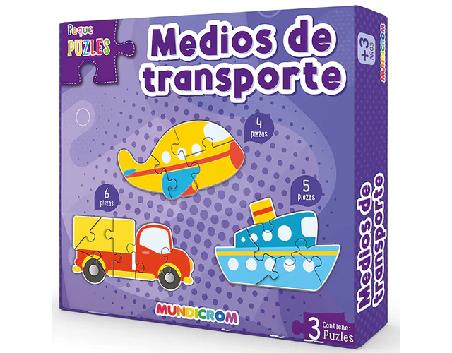 PUZZLE PEQUE MEDIOS DE TRANSPORTES 