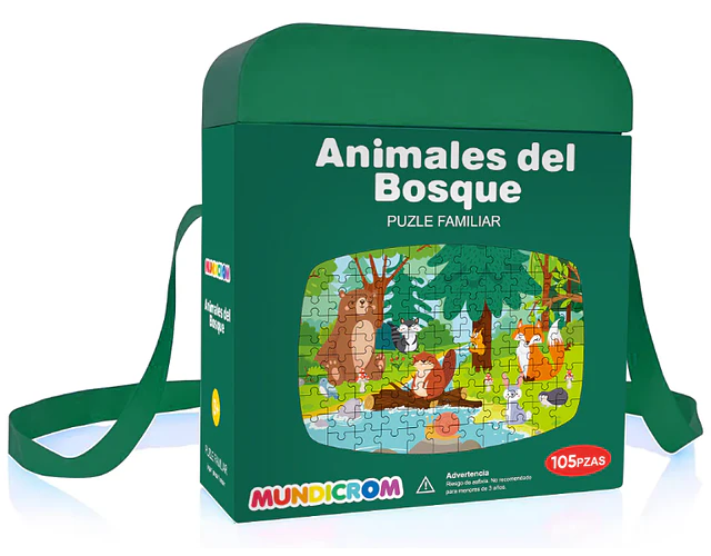 PUZZLE ANIMALES DEL BOSQUE 105PZAS
