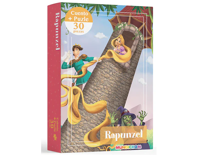 CUENTO + PUZLE 30 PIEZAS RAPUNZEL 