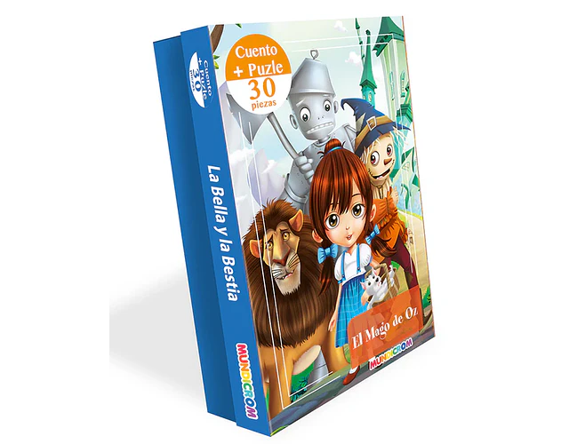 CUENTO+PUZLE 30 PIEZAS EL MAGO DE OZ