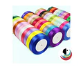 CINTA SATIN 38MM X 10MT - DIFERENTES COLORES - HANDICRAFT