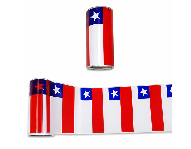 BANDERA PLASTICA TIRA DE 50 MTS.