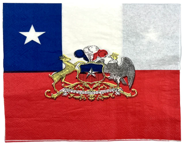 SERVILLETA BANDERA CON ESCUDO