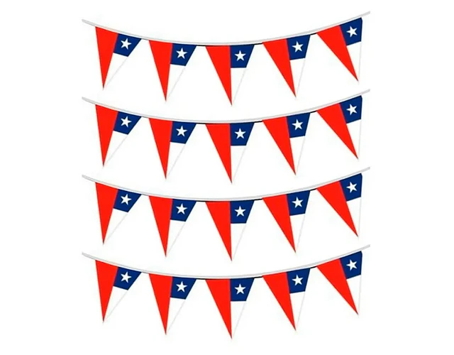GUIRNALDA BANDERINES BANDERA CHILENA