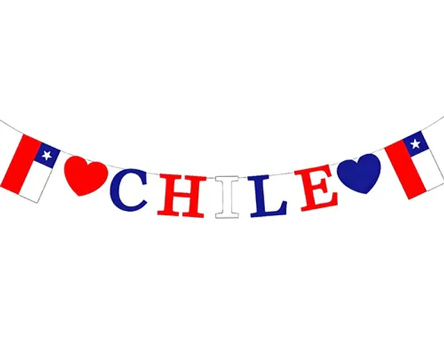 GUIRNALDA CHILE CORAZON