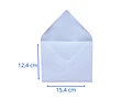 SOBRE CARTA BLANCO 15.4 X 12.4CM