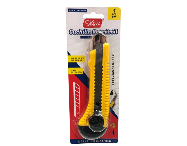 CUCHILLO CARTONERO RETRACTIL