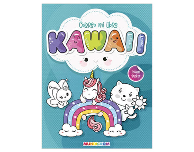 LIBRO COLOREO MI LIBRO KAWAII
