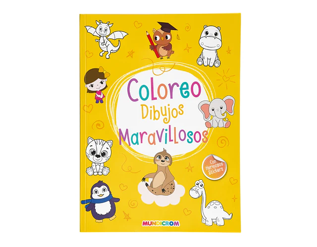LIBRO COLOREO DIBUJOS MARAVILLOSOS