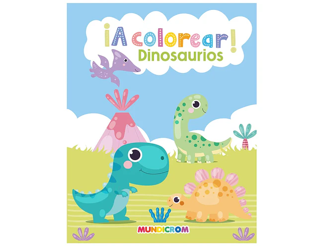 LIBRO PARA COLOREAR DINOSAURIOS