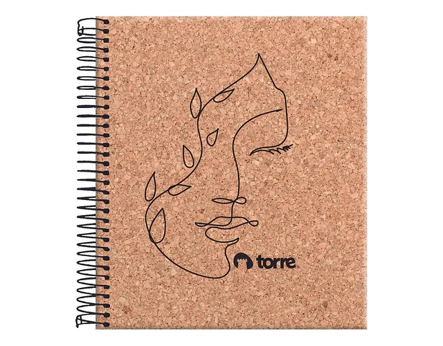 CUADERNO BOOK CORCHO 7MM 120 HOJAS