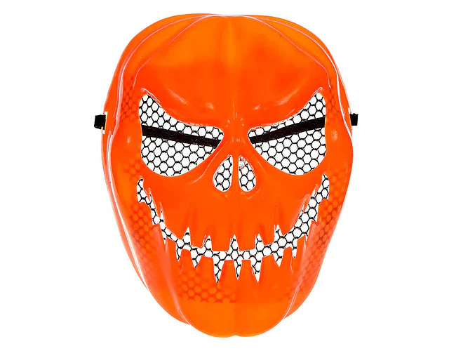 MASCARA CALABAZA DIABOLICA NARANJA