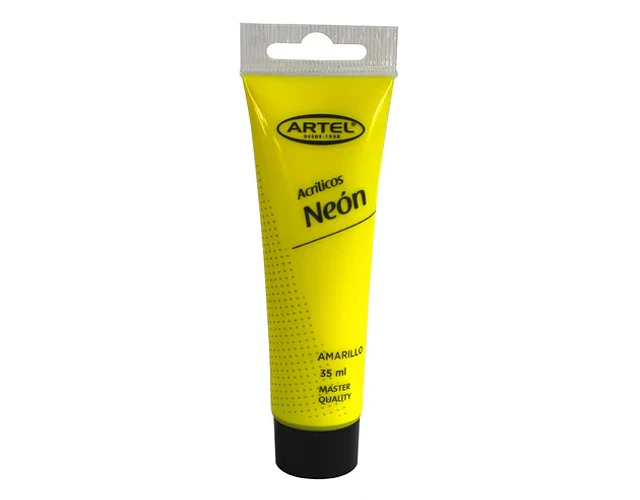 PINTURA ACRILICA NEON 35ML.  DIFERENTES COLORES