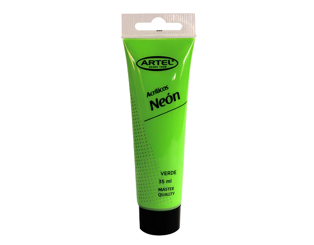 PINTURA ACRILICA NEON 35ML.  DIFERENTES COLORES