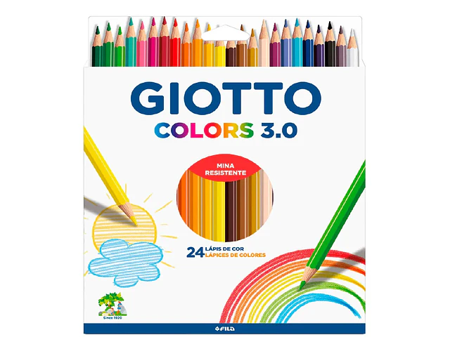 LAPICES 24 COLORES 3.0 GIOTTO