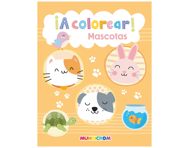 LIBRO PARA COLOREAR MASCOTAS