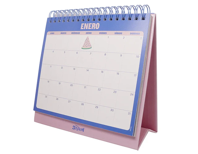CALENDARIO DE ESCRITORIO STITCH