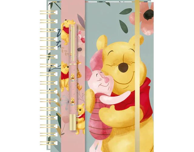 SET LIBRETA WINNIE THE POOH + BOLIGRAFO