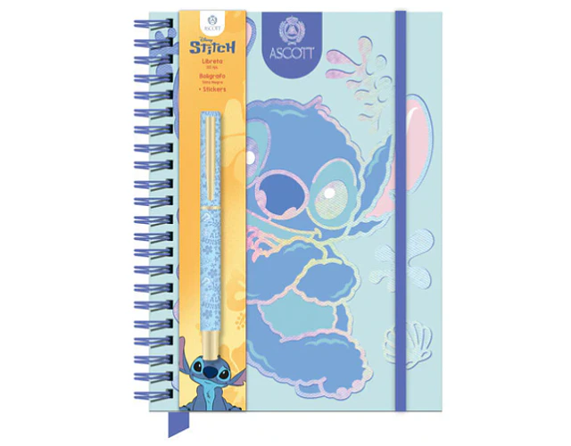 SET LIBRETA STITCH + BOLIGRAFO 