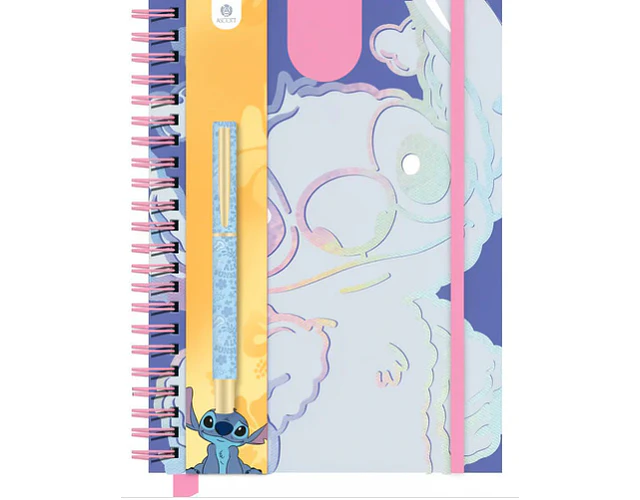 SET LIBRETA STITCH + BOLIGRAFO 