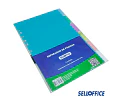 SEPARADOR CARTA 6 DIVISIONES COLORES