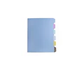 SEPARADOR CARTA 6 DIVISIONES COLORES