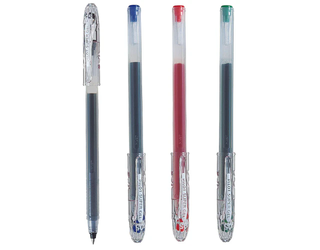 LAPIZ TINTA 0.5MM.  SUPER GEL PILOT - DIFERENTES COLORES