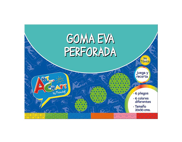CARPETA PERFORADA 6 DISEÑO 20X30CM	ART&CRAFT	