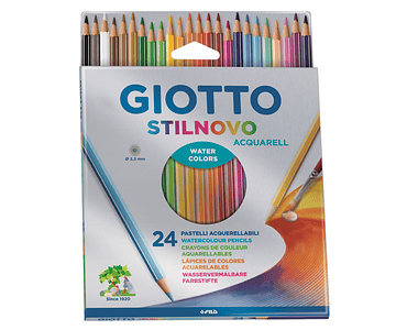 LAPICES GIOTTO 24 COLORES ACUARELABLES
