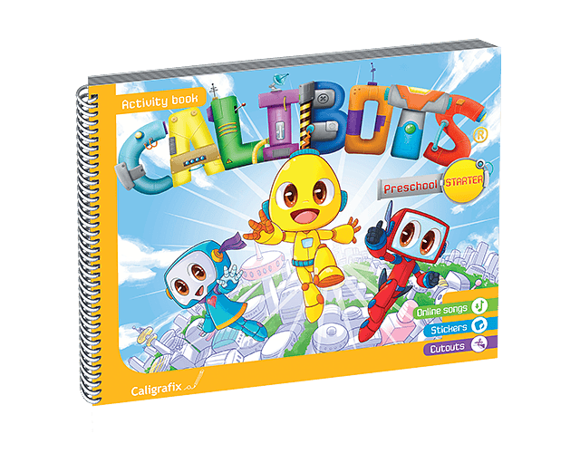 CUADERNO CALIGRAFIX CALIBOTS PRESCHOOL STARTER