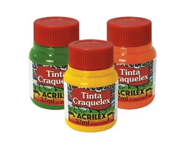 PINTURA ACRILEX CRAQUELEX 37ML - DIFERENTES COLORES