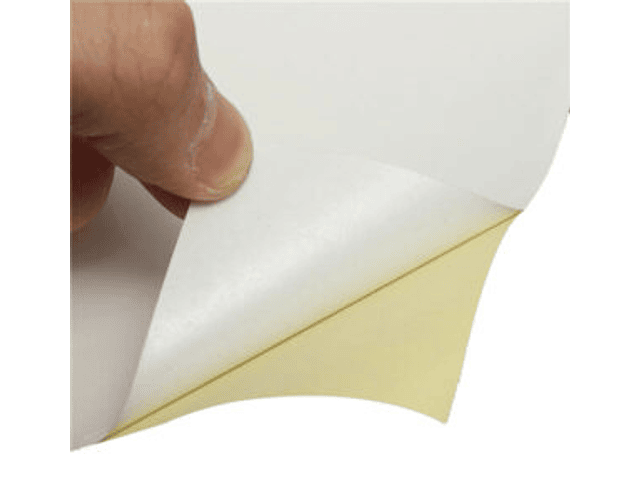 PAPEL ADHESIVO MATE 180 GRAMOS - DIFERENTES TAMAÑOS