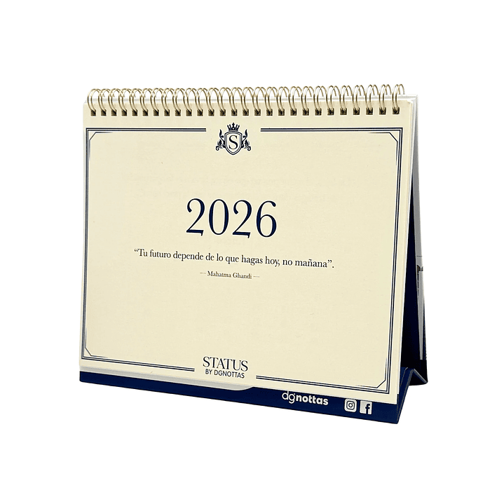 Calendario Escritorio Gnottas 2026 Ejecutivo 1