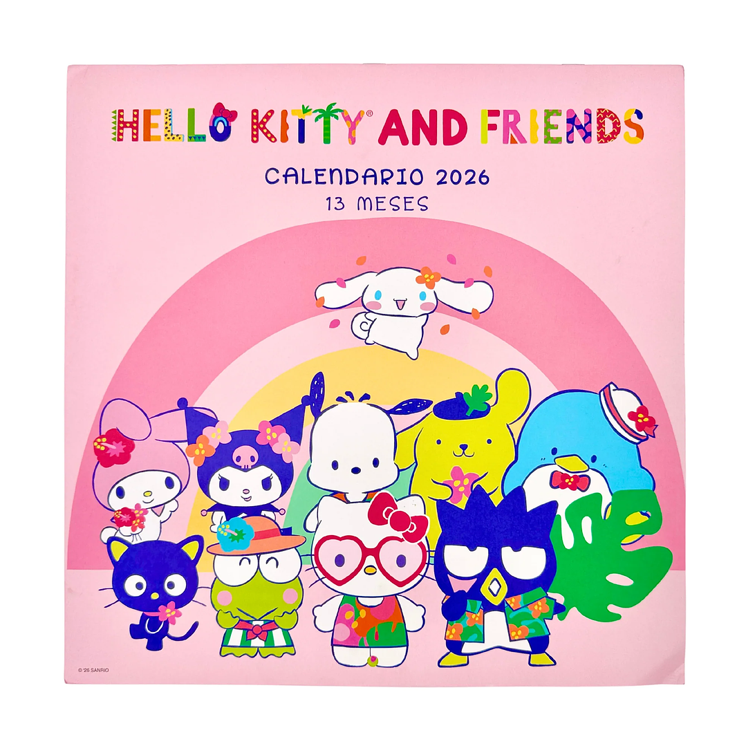 Calendario Pared Gnottas 2026 Hello Kitty 1