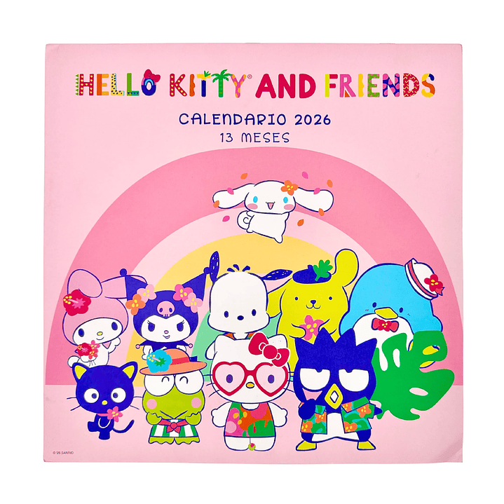 Calendario Pared Gnottas 2026 Hello Kitty 1