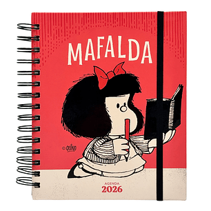Agenda Gnottas 2026 Mafalda (Rojo)