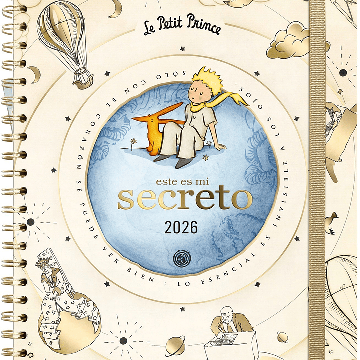 Agenda Gnottas 2026 El Principito Semanal C/Espiral  1