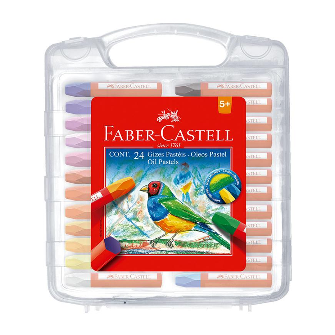 TIZA FABER CASTELL X 24 OIL PASTEL 1
