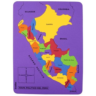MAPA DEL PERU  EVAFLEX   EV00235