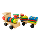 TREN DE MADERA EDU-KT + FIGURAS GEOMETRICAS - Miniatura 2