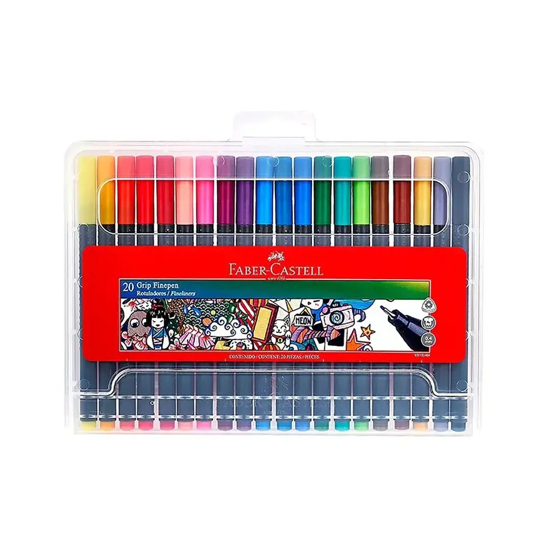 PLUMON FABER GRIP FINE PEN 0.4 X 20         451419 1